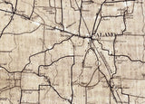 1920 Map of Crockett County Tennessee