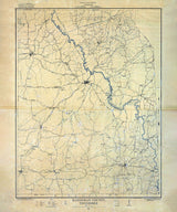 1923 Map of Hardeman County Tennessee