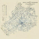 1930 Map of Knox County Tennessee