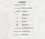 1931 Map of Houston County Tennessee