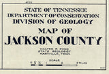 1937 Map of Jackson County Tennessee