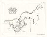 1916 Map of Babcock Lake Johnson County Iowa