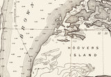 1916 Map of Browns Lake Woodbury County Iowa