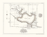 1916 Map of Crystal Lake Hancock County Iowa