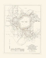 1916 Map of Elk Lake Clay County Iowa