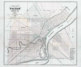 1857 Map of Toledo Ohio