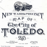 1895 Map of Toledo Ohio