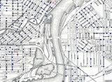 1895 Map of Toledo Ohio