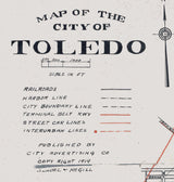 1919 Map of Toledo Ohio