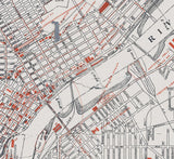 1919 Map of Toledo Ohio