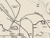 1949 Map of Devils Lake Wisconsin