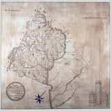1867 Map of Baldwin County Georgia