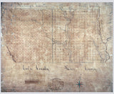 1867 Map of Calhoun County Georgia