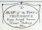 1803 Town Map of Providence Rhode Island