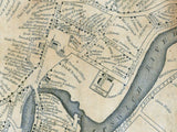 1832 Town Map of Ipswich Essex County Massachusetts