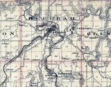 1903 Map of Winneshiek County Iowa