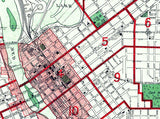 1916 Map of Cedar Rapids Iowa