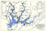 1946 Map of Shasta Lake California