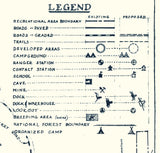 1946 Map of Shasta Lake California