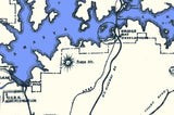 1946 Map of Shasta Lake California