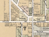 1907 Town Map of Walworth Walworth County Wisconsin
