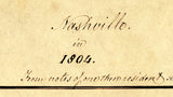 1804 Map of Nashville Tennessee