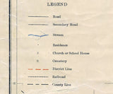 1916 Map of McNairy County Tennessee