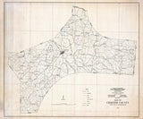 1918 Map of Chester County Tennessee