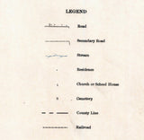 1918 Map of Chester County Tennessee