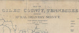 1920 Map of Giles County Tennessee