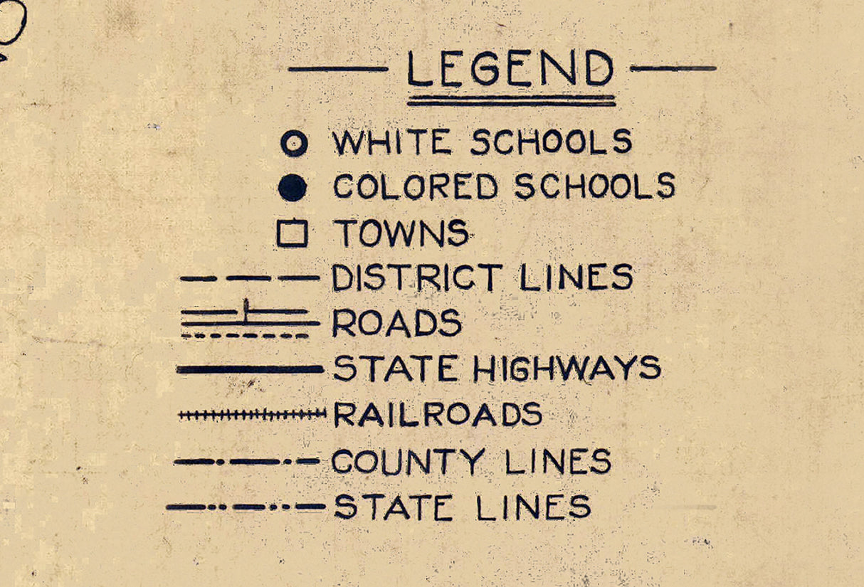 1928 Map of Monroe County Tennessee