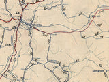 1930 Map of White County Tennessee