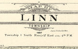 1907 Map of Linn Township Walworth County Wisconsin