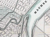 1857 Map of Toledo Ohio