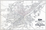 1895 Map of Toledo Ohio