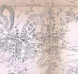1855 Town Map of Medford Middlesex County Massachusetts