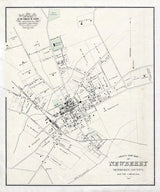 1882 Map of Newberry Newberry County South Carolina