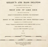 1852 Map of Lake Erie Island Area