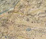 1855 Town Map of Westboro Worcester County Massachusetts