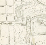 1857 Map of Kenosha Wisconsin Harbor Lake Michigan