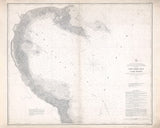 1858 Nautical Chart Map of Thunder Bay Lake Huron