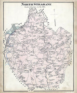 1876 Map of North Strabane Township Washington County Pa