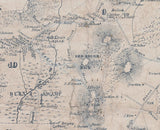 1851 Town Map of Wrentham Norfolk County Massachusetts