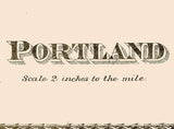 1881 Map of Portland Chautauqua County New York