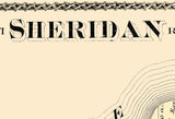 1881 Map of Sheridan Chautauqua County New York