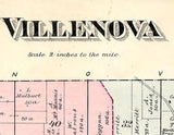 1881 Map of Villenova Chautauqua County New York