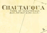 1881 Town Map of Chautauqua Chautauqua County New York