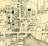 1881 Town Map of Sherman Chautauqua County New York