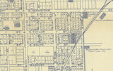 1906 Town Map of Shelbyville Indiana