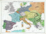 1870 Map of Europe